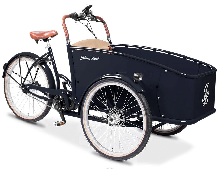 Johnny Loco E-Cargo Cruiser Brighton 5.3 Graphite Black